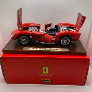 Burango Red Ferrari 250 Testa Rossa Model Car